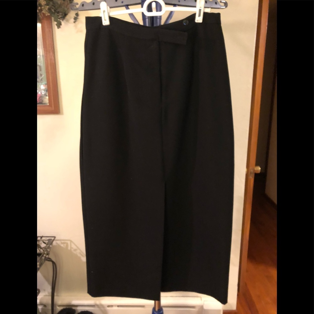 Black full length dress skirt
